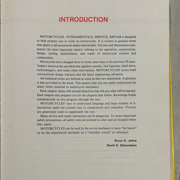 Yellow Motorcycle Repair Book - Picture 2 of 4